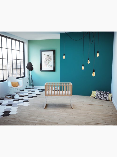JURABABY - Cuna bebe mecedora ONLY madera - Gris - 40 x 80 - 90 x 52 x 75 cm - Kiabi JURABABY - Cuna bebe mecedora ONLY madera - Gris - 40 x 80 - 90 x 52 x 75 cm - Kiabi