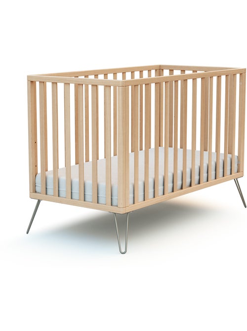 JURABABY - Cuna bebe ONLY madera - Gris - 60 x 120 - 128 x 68 x 86 cm - Kiabi JURABABY - Cuna bebe ONLY madera - Gris - 60 x 120 - 128 x 68 x 86 cm - Kiabi