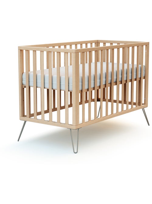 JURABABY - Cuna bebe ONLY madera - Gris - 60 x 120 - 128 x 68 x 86 cm - Kiabi JURABABY - Cuna bebe ONLY madera - Gris - 60 x 120 - 128 x 68 x 86 cm - Kiabi
