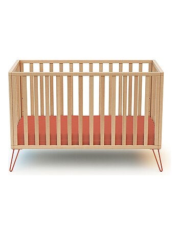 JURABABY - Cuna bebe ONLY madera - Gris - 60 x 120 - 128 x 68 x 86 cm