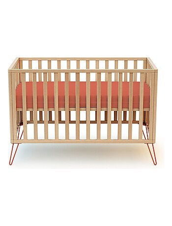 JURABABY - Cuna bebe ONLY madera - Gris - 60 x 120 - 128 x 68 x 86 cm