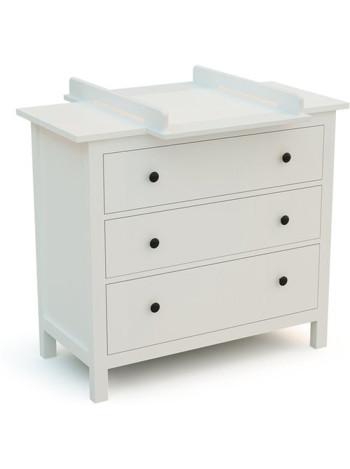 JURABABY - KIRA Cambiador universal de madera de 50 cm para cómoda de bebé - Blanco - Kiabi JURABABY - KIRA Cambiador universal de madera de 50 cm para cómoda de bebé - Blanco - Kiabi