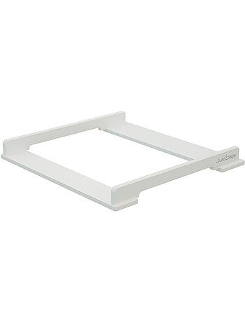 Jurababy - kira cambiador universal de madera de 70 cm para cómoda de bebé - blanco