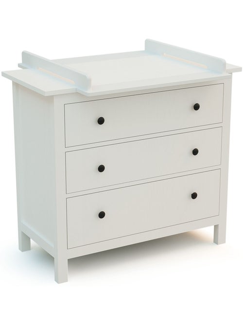 Jurababy - kira cambiador universal de madera de 70 cm para cómoda de bebé - blanco - Kiabi Jurababy - kira cambiador universal de madera de 70 cm para cómoda de bebé - blanco - Kiabi