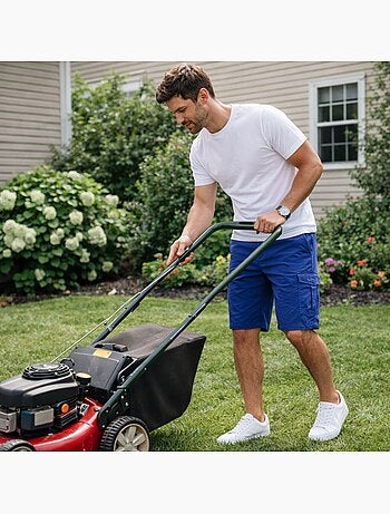 Just Emporio - Bermuda hombre de estilo cargo casual