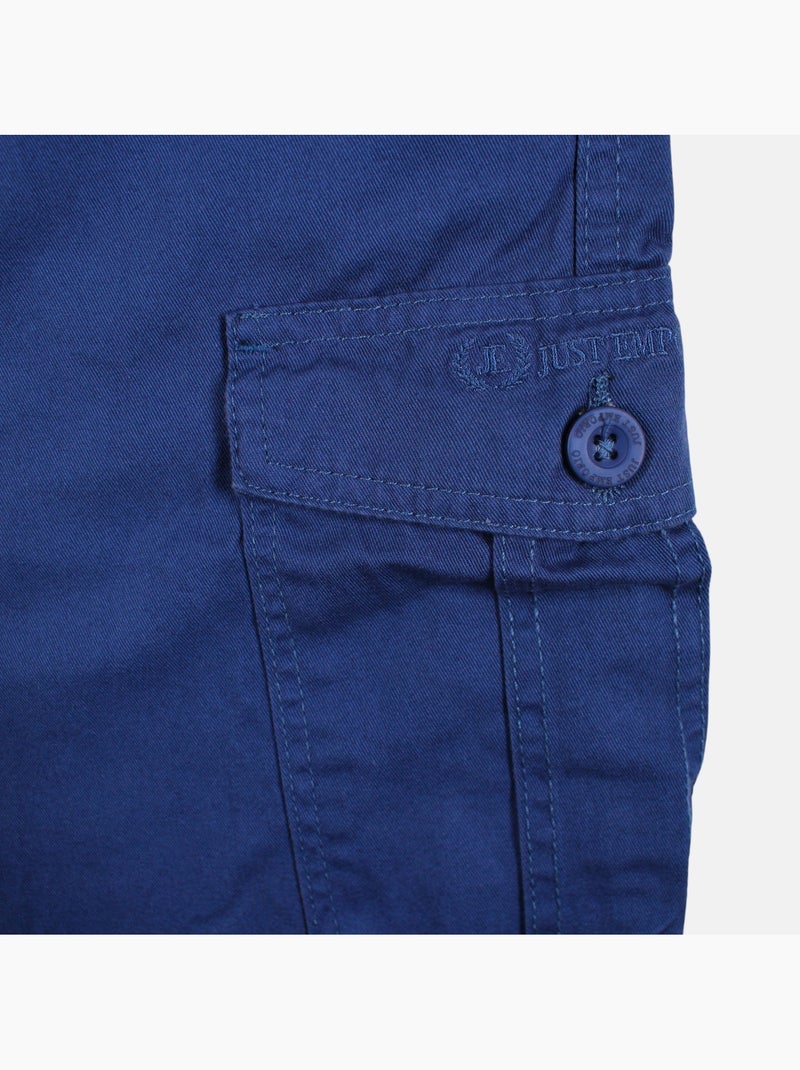Just Emporio - Bermuda hombre de estilo cargo casual Azul marino - Kiabi