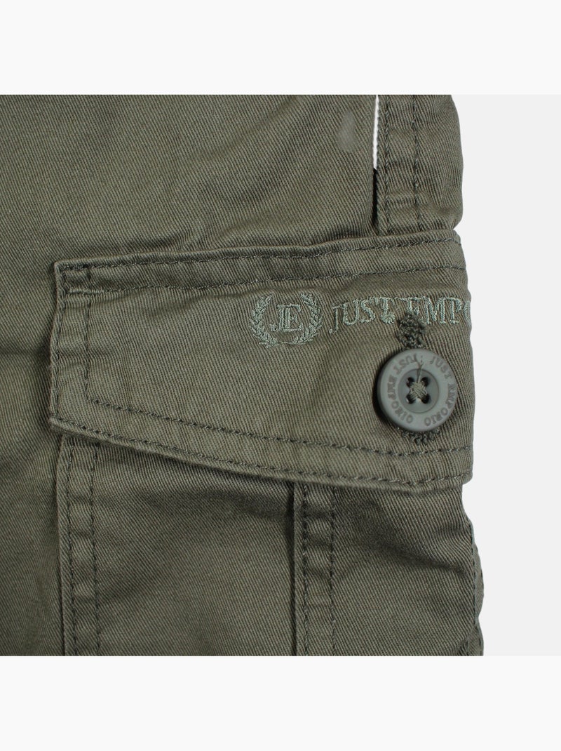 Just Emporio - Bermuda hombre de estilo cargo casual Caqui - Kiabi