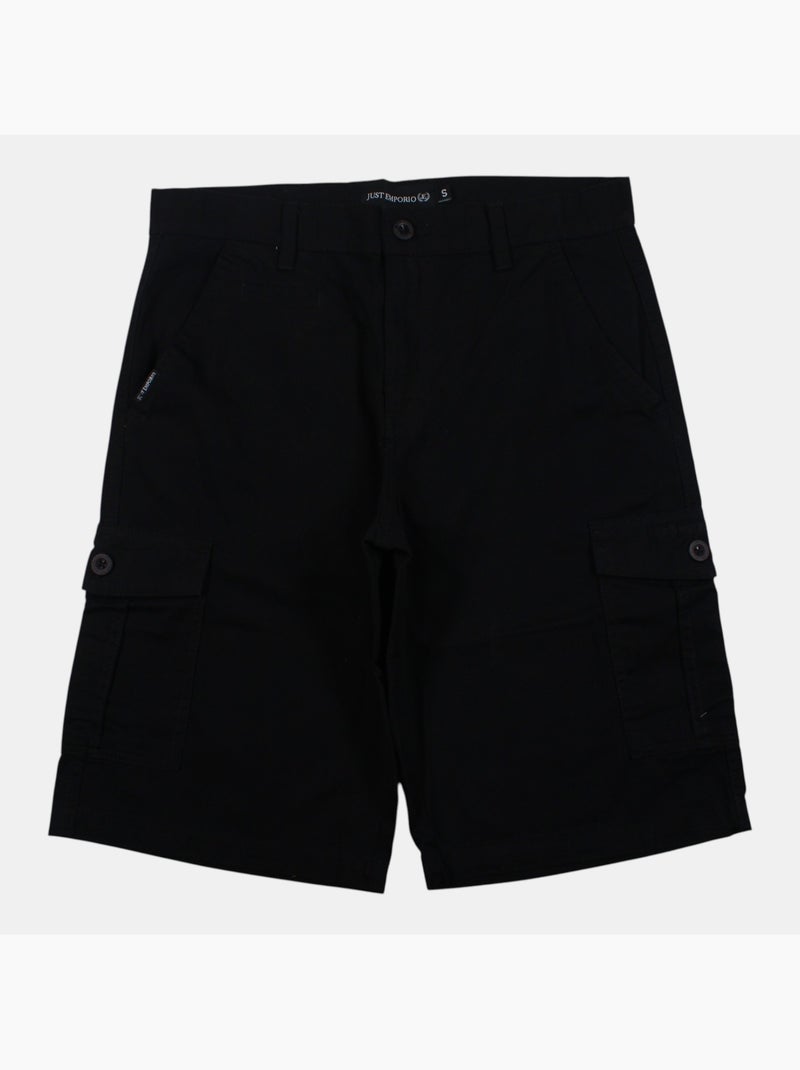 Just Emporio - Bermuda hombre de estilo cargo casual Negro - Kiabi