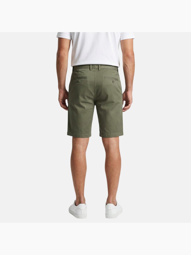 Just Emporio - Bermuda hombre de estilo elegante y casual Caqui - Kiabi