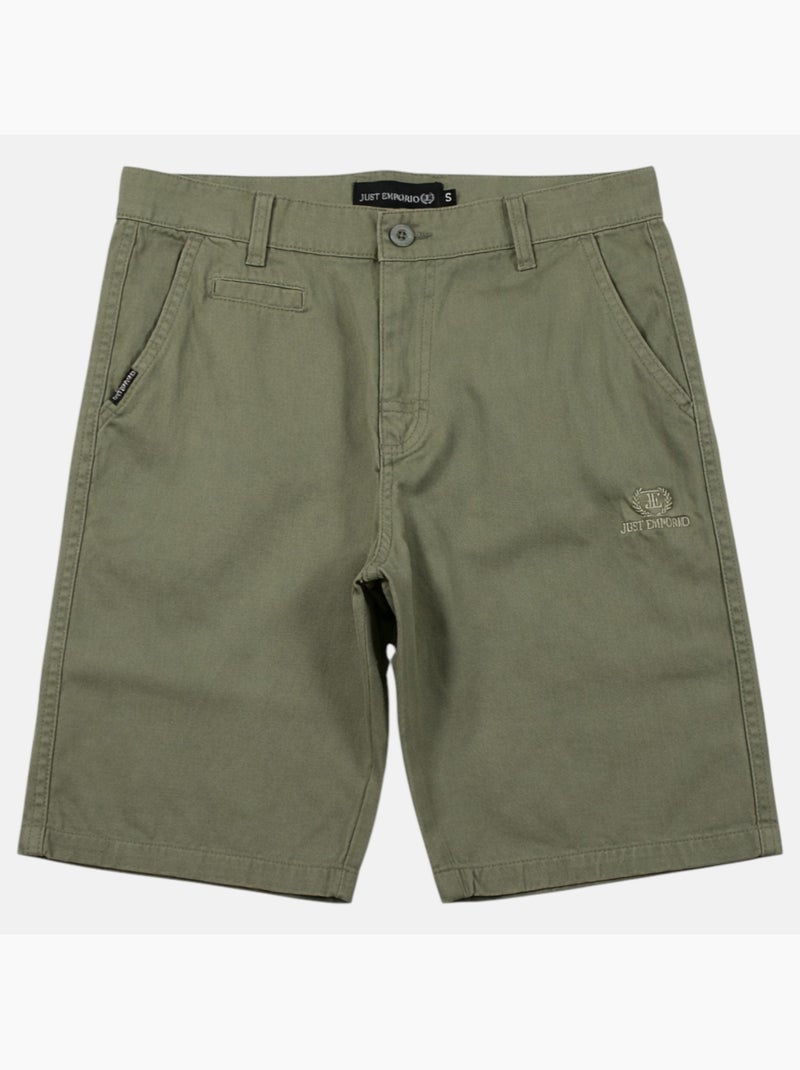 Just Emporio - Bermuda hombre de estilo elegante y casual Caqui - Kiabi