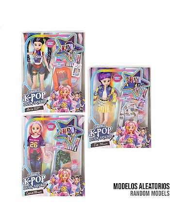 K-pop diva squad muñeca con accsorios 30 cm + 3 años