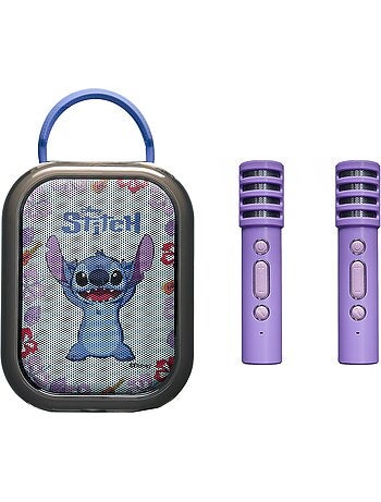 Karaoke Bluetooth Stitch con 2 micrófonos inalámbricos