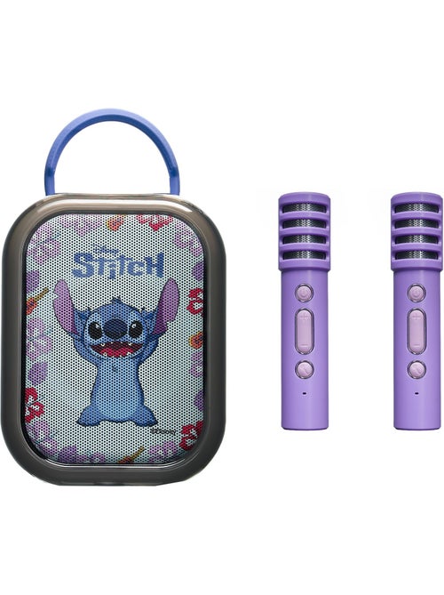 Karaoke Bluetooth Stitch con 2 micrófonos inalámbricos - Kiabi Karaoke Bluetooth Stitch con 2 micrófonos inalámbricos - Kiabi