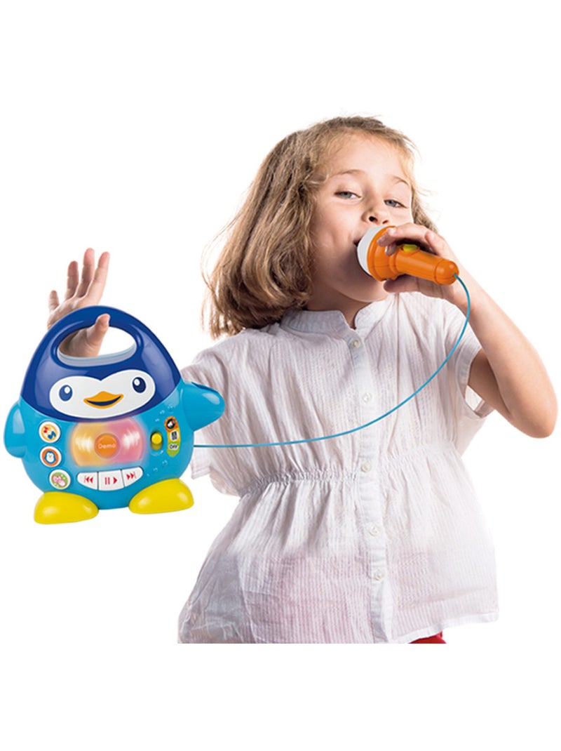 Karaoke pingüino con luces y sonidos winfun N/D - Kiabi