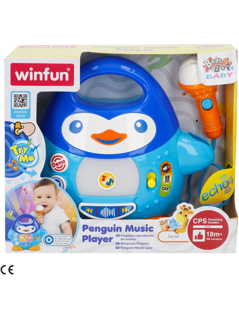 Karaoke pingüino con luces y sonidos winfun N/D - Kiabi