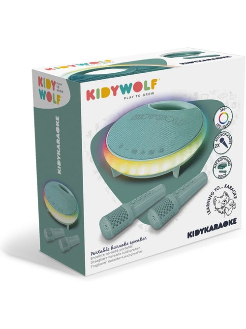 Karaoke portátil infantil luminoso con 2 micrófonos | kidywolf - Kiabi