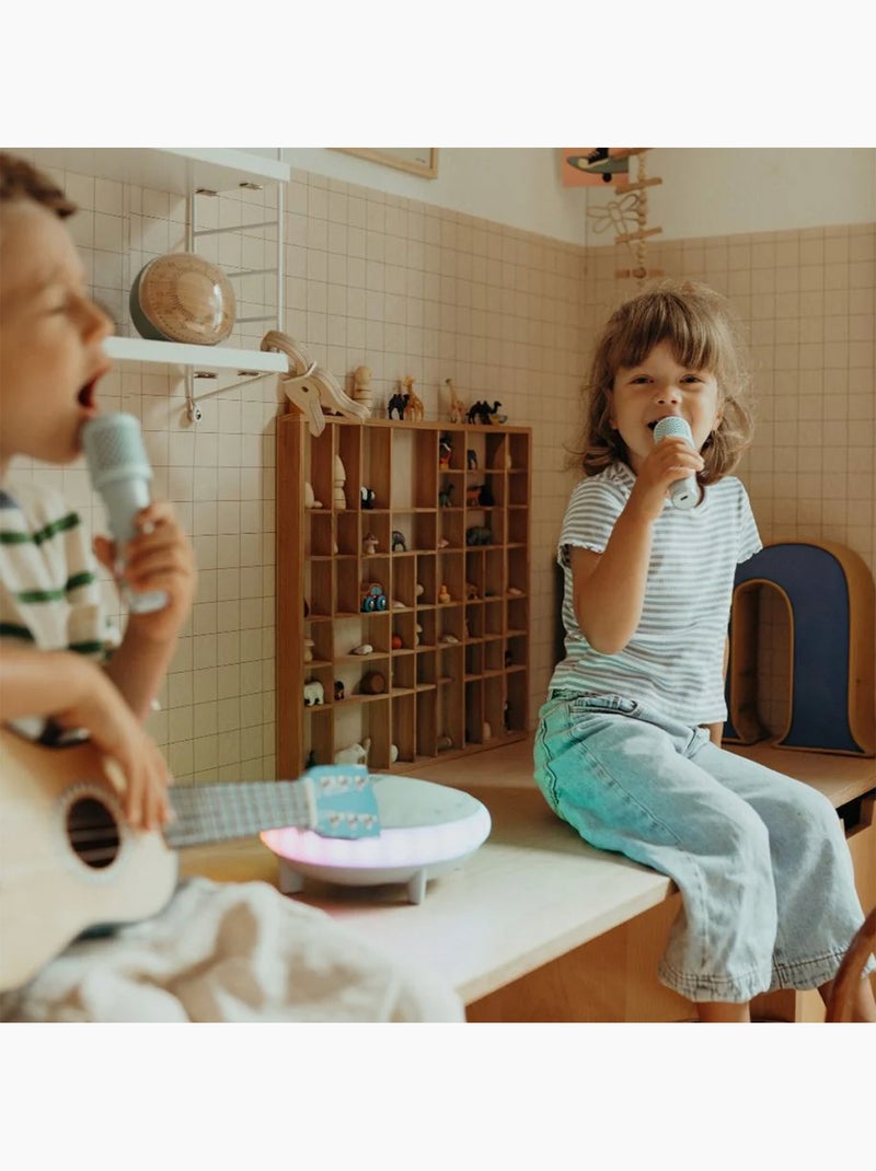 Karaoke portátil infantil luminoso con 2 micrófonos | kidywolf Verde - Kiabi