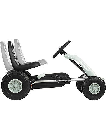 Kart a pedales infantil estilo carreras 3-6 años marcha adelante y atrás seguro