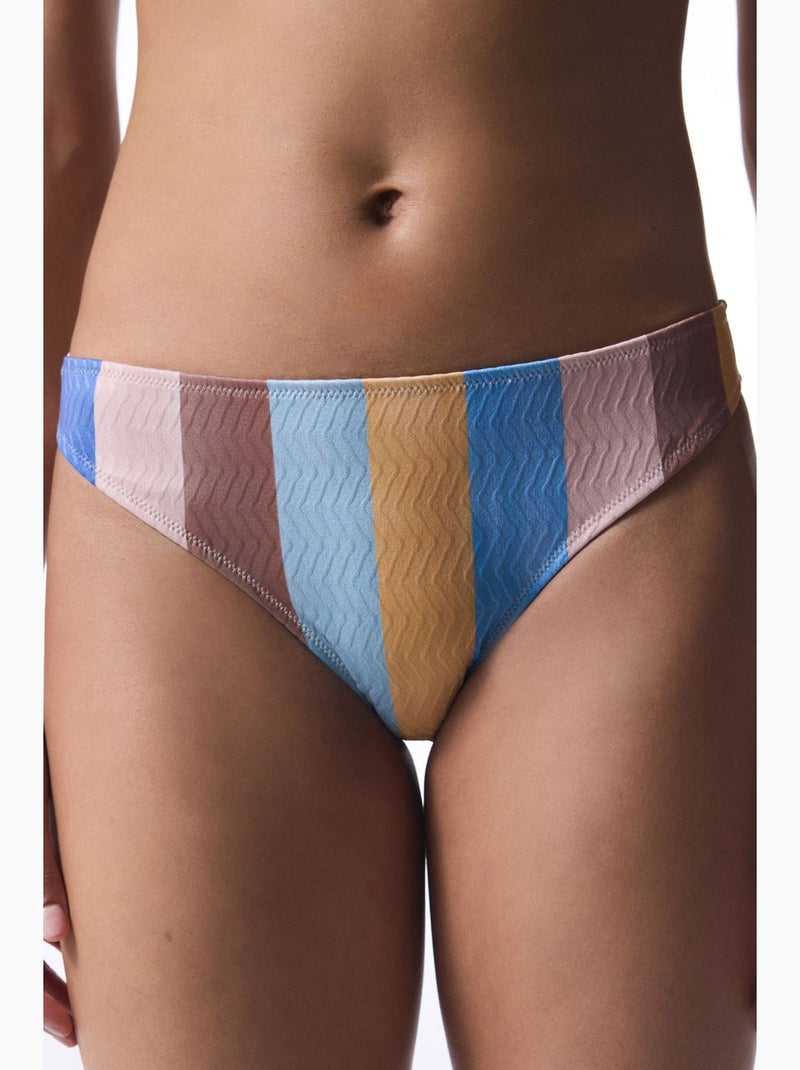 Keira stripe braguita de bikini a rayas penti Azul pastel - Kiabi