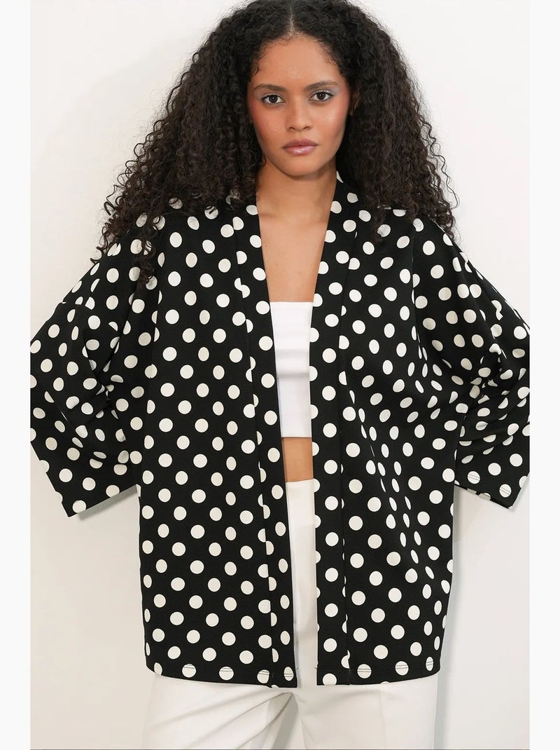 Kimono de playa de lunares bdart Negro - Kiabi