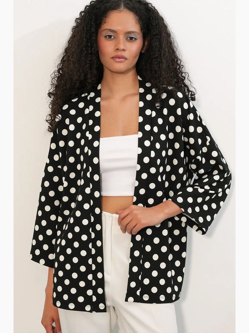 Kimono de playa de lunares bdart Negro - Kiabi