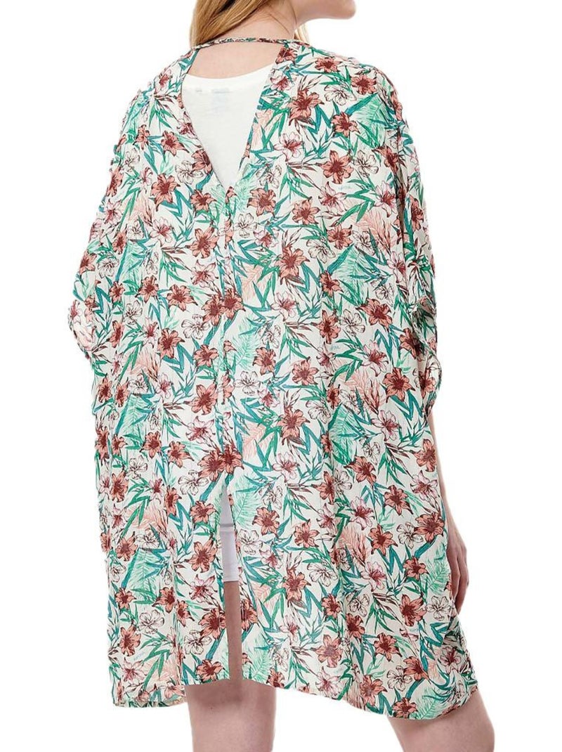 Kimono floral para mujer kaporal Azul turquesa - Kiabi