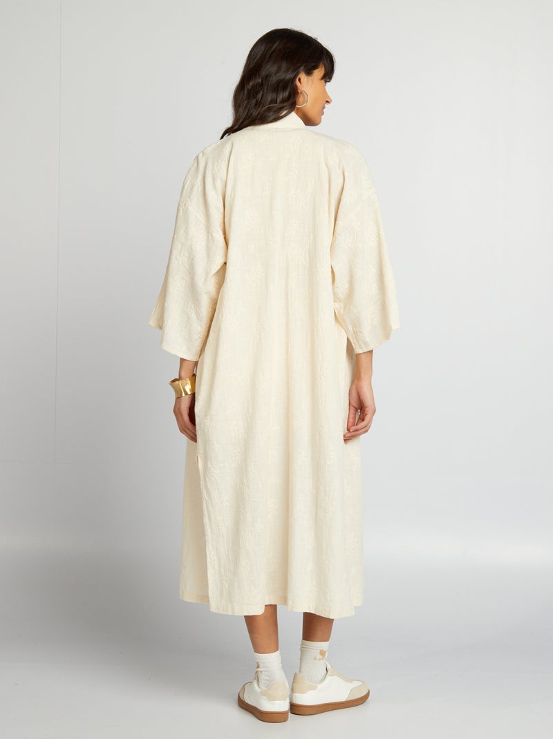 Kimono largo BEIGE - Kiabi