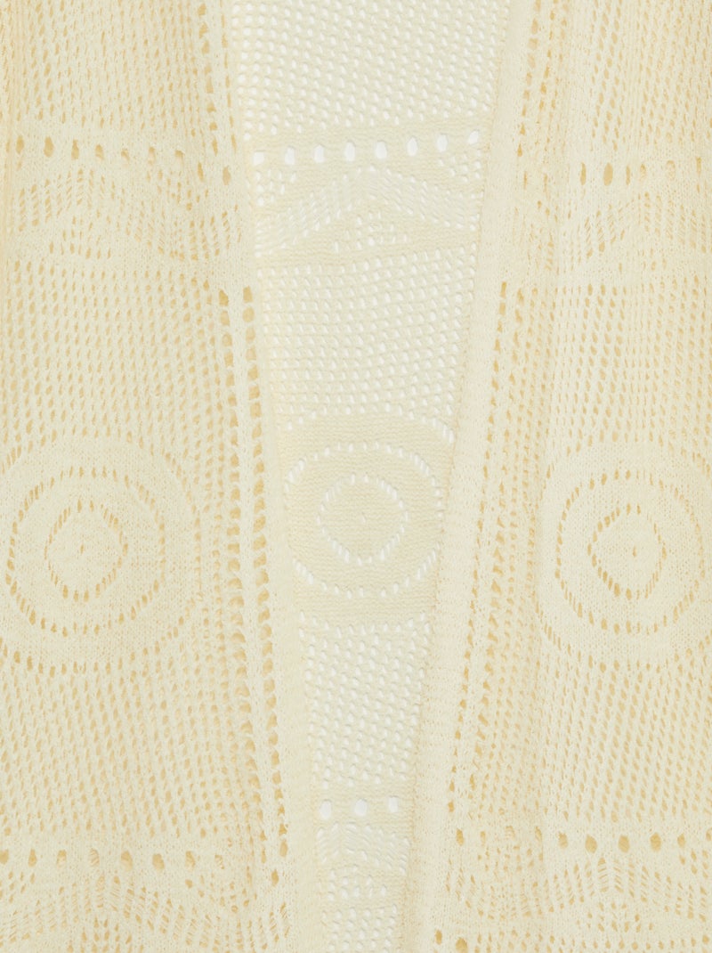Kimono largo de punto 'JDY' BLANCO - Kiabi