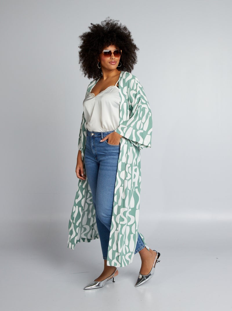 Kimono largo VERDE - Kiabi