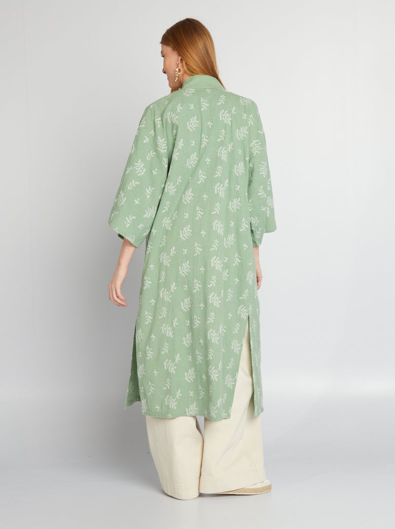 Kimono largo VERDE - Kiabi
