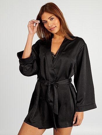 Kimono midi de raso