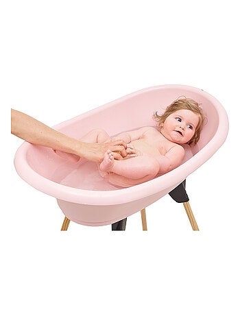 Kit de baño para bebé Thermobaby Vasco con soporte plegable y tubo de desagüe