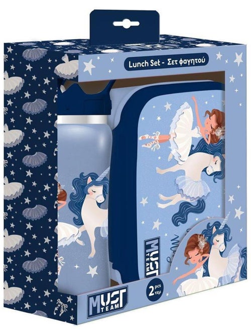 Kit comida 2 piezas pvc unicornio o sirena - cmp - Kiabi Kit comida 2 piezas pvc unicornio o sirena - cmp - Kiabi