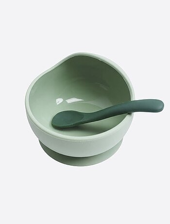 Kit comida silicona bebé - 2 piezas