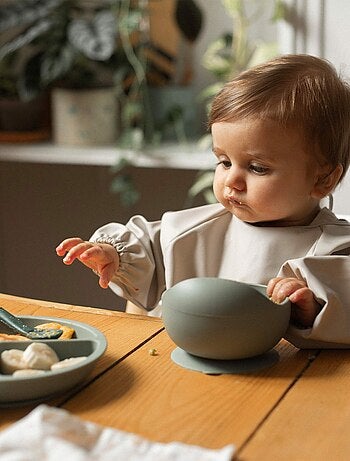 Kit comida silicona bebé - 2 piezas