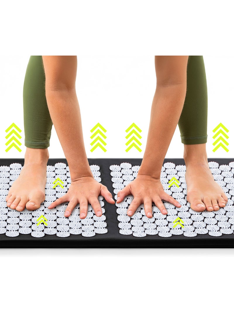 Kit de acupresión xl hypermotion para relajación y recuperación muscular Negro - Kiabi