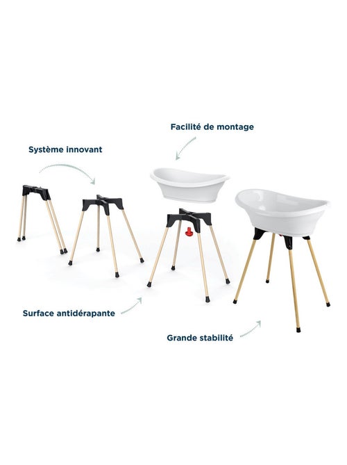 Kit de baño para bebé Thermobaby Vasco con soporte plegable y tubo de desagüe - Kiabi