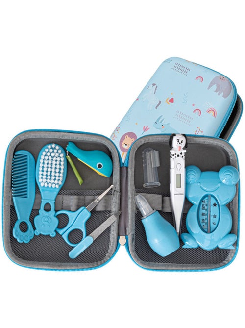 Kit de cuidado para bebé de 9 piezas con accesorios de higiene - Kiabi Kit de cuidado para bebé de 9 piezas con accesorios de higiene - Kiabi