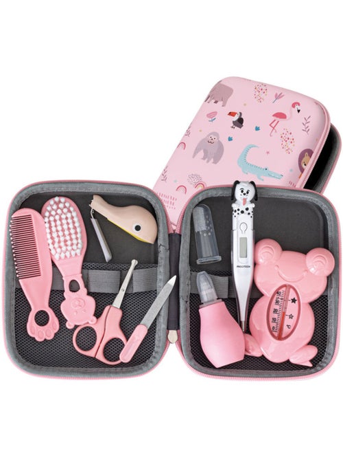 Kit de cuidado para bebé de 9 piezas con accesorios de higiene - Kiabi Kit de cuidado para bebé de 9 piezas con accesorios de higiene - Kiabi