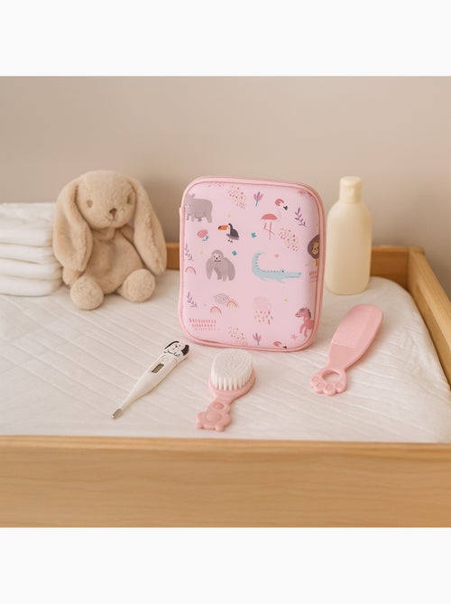 Kit de cuidado para bebé de 9 piezas con accesorios de higiene - Kiabi Kit de cuidado para bebé de 9 piezas con accesorios de higiene - Kiabi