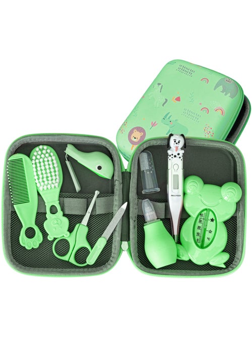 Kit de cuidado para bebé de 9 piezas con accesorios de higiene - Kiabi Kit de cuidado para bebé de 9 piezas con accesorios de higiene - Kiabi