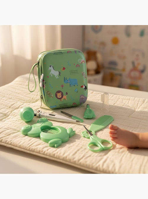 Kit de cuidado para bebé de 9 piezas con accesorios de higiene - Kiabi Kit de cuidado para bebé de 9 piezas con accesorios de higiene - Kiabi