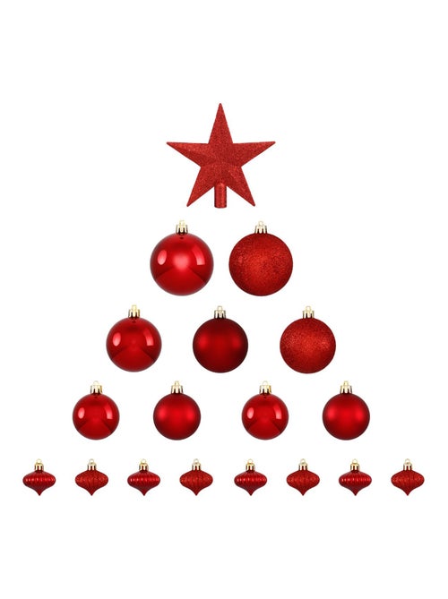 Kit de decoración del árbol de Navidad - Kiabi Kit de decoración del árbol de Navidad - Kiabi
