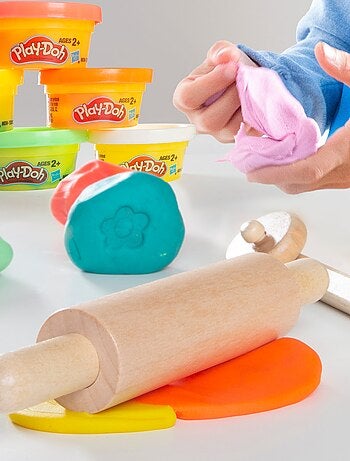 Kit de manualidades - 6 botes de plastilina + alfombra y accesorios 'roba x Play-Doh'