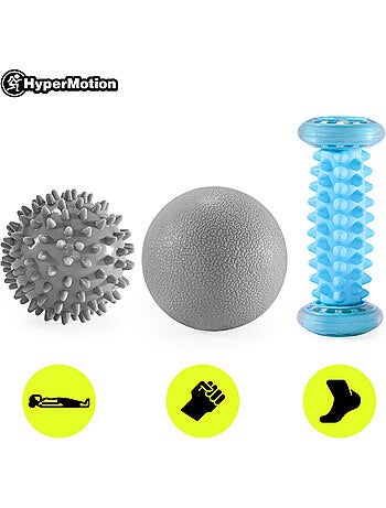 Kit de masaje 3 en 1 hypermotion para relajación y recuperación muscular