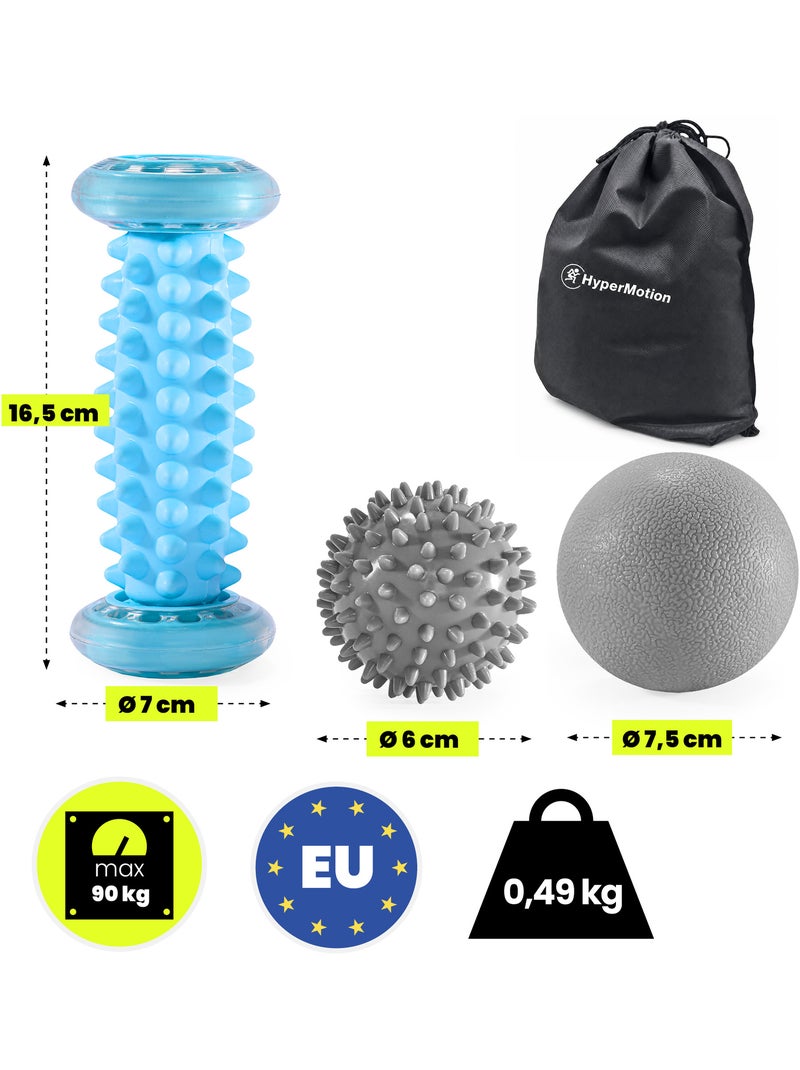 Kit de masaje 3 en 1 hypermotion para relajación y recuperación muscular Gris - Kiabi