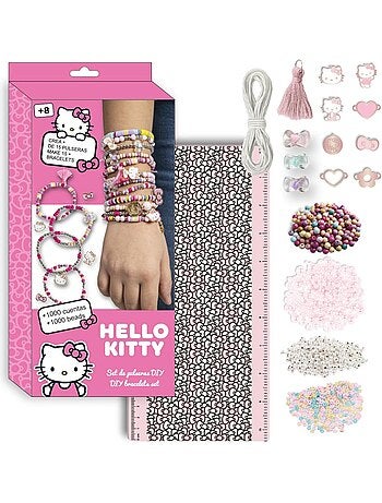 Kit de pulseras DIY Kawaii Hello Kitty – Más de 1000 cuentas