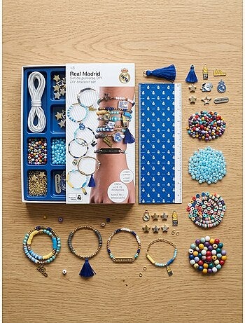 Kit de pulseras diy real madrid - más de 1000 cuentas