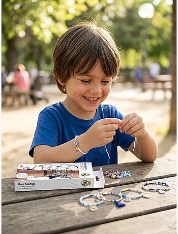 Kit de pulseras diy real madrid - más de 1000 cuentas