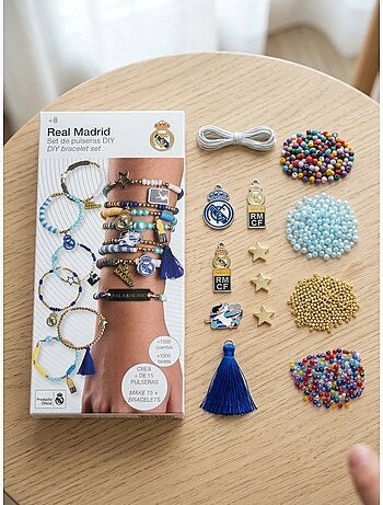 Kit de pulseras diy real madrid - más de 1000 cuentas